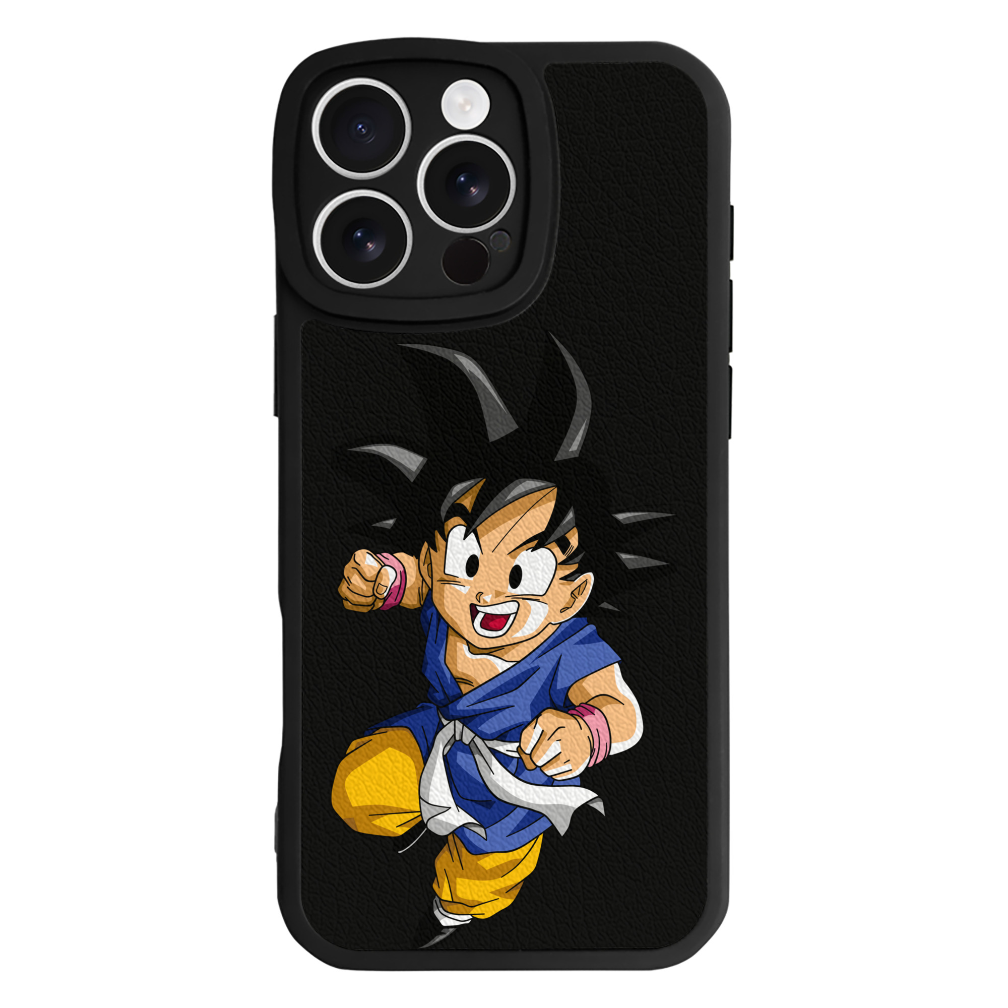 （画像用） ドラゴンボール 孫悟天 そん ごてん DRAGON BALL Son Goten 【iPhone 16シリーズ対応】シリコンスマホケース（レザー調） 材質：シリコン